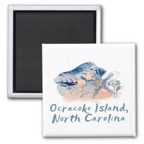 Ocracoke Island Seashells  Magnet
