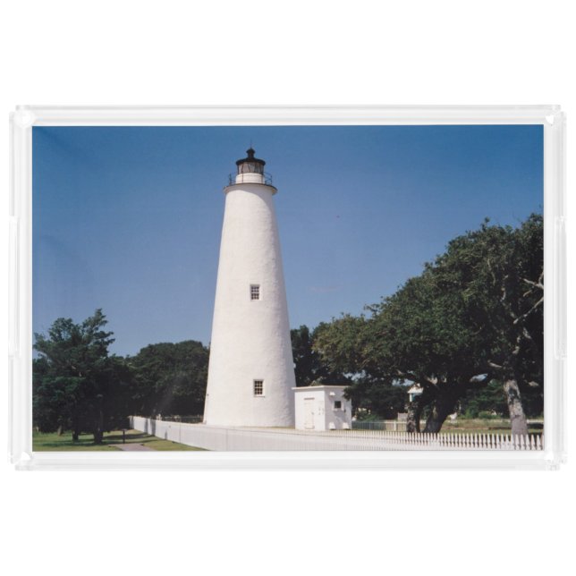 Ocracoke Lighthouse Acrylic Tray (Front)
