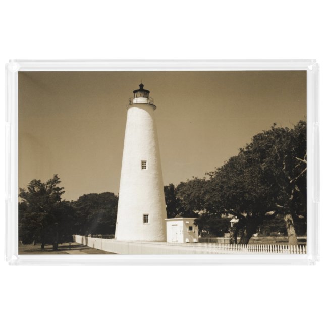 Ocracoke Lighthouse Acrylic Tray (Front)