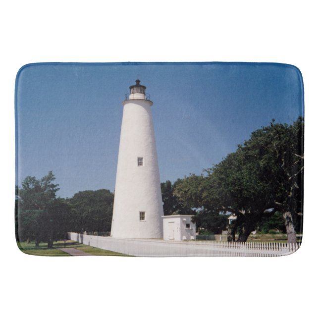 Ocracoke Lighthouse Bath Mat (Front)