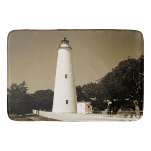 Ocracoke Lighthouse Bathroom Mat
