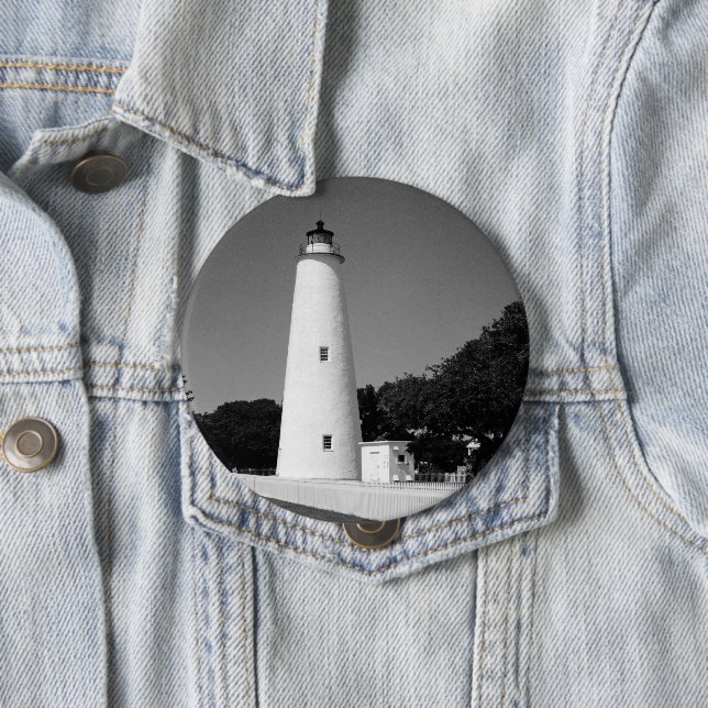 Ocracoke Lighthouse Button (In Situ)