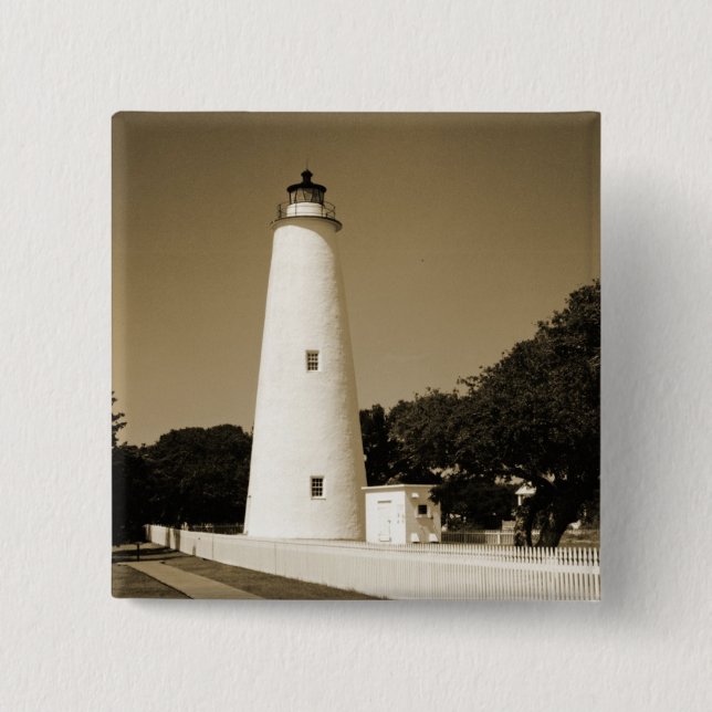 Ocracoke Lighthouse Button (Front)