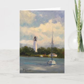 “Ocracoke Lighthouse” Card