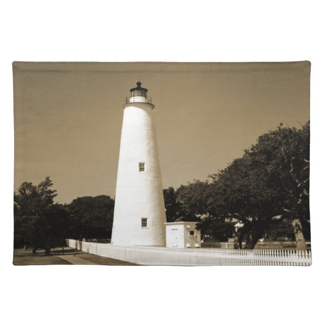 Ocracoke Lighthouse Cloth Placemat (Front)