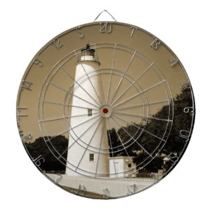 Ocracoke Lighthouse Dartboard With Darts