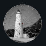 Ocracoke Lighthouse Dartboard With Darts<br><div class="desc">Ocracoke Lighthouse</div>