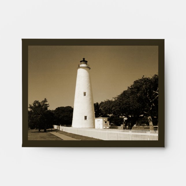 Ocracoke Lighthouse Envelope (Front)