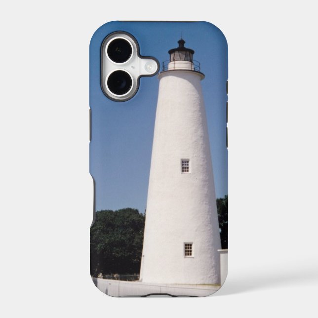 Ocracoke Lighthouse Iphone Case (Back)