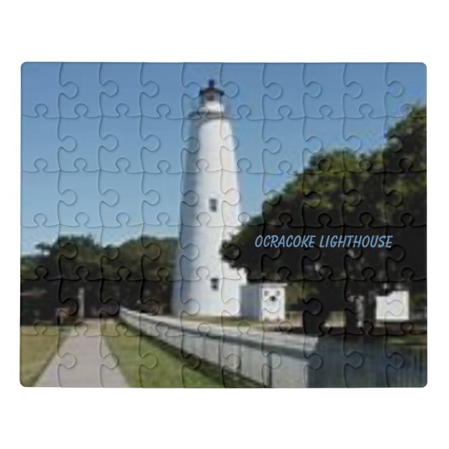 OCRACOKE LIGHTHOUSE JIGSAW PUZZLE (Puzzle Horizontal)