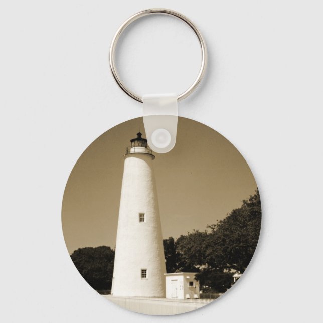 Ocracoke Lighthouse Keychain (Front)