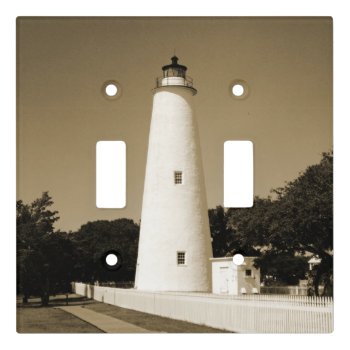 Ocracoke Lighthouse Light Switch Cover by JTHoward at Zazzle