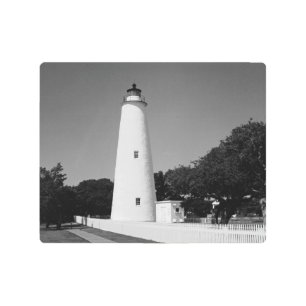 Ocracoke Lighthouse Metal Print