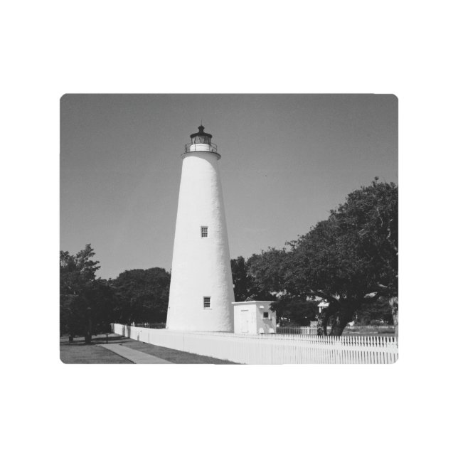Ocracoke Lighthouse Metal Print (Front)