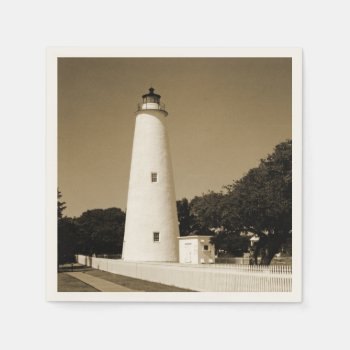 Ocracoke Lighthouse Napkins by JTHoward at Zazzle