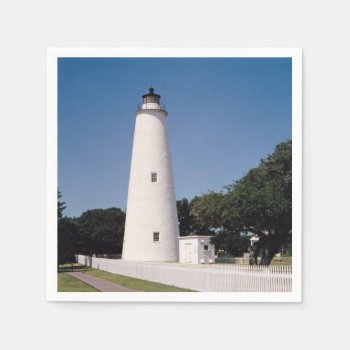 Ocracoke Lighthouse Paper Napkins by JTHoward at Zazzle