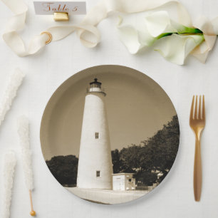 Ocracoke Lighthouse Paper Plates