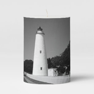 Ocracoke Lighthouse Pillar Candle