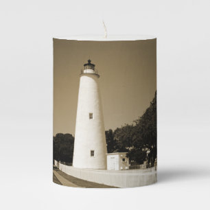 Ocracoke Lighthouse Pillar Candle