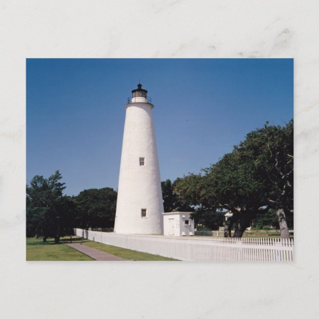 Ocracoke Lighthouse Postcard (Front)