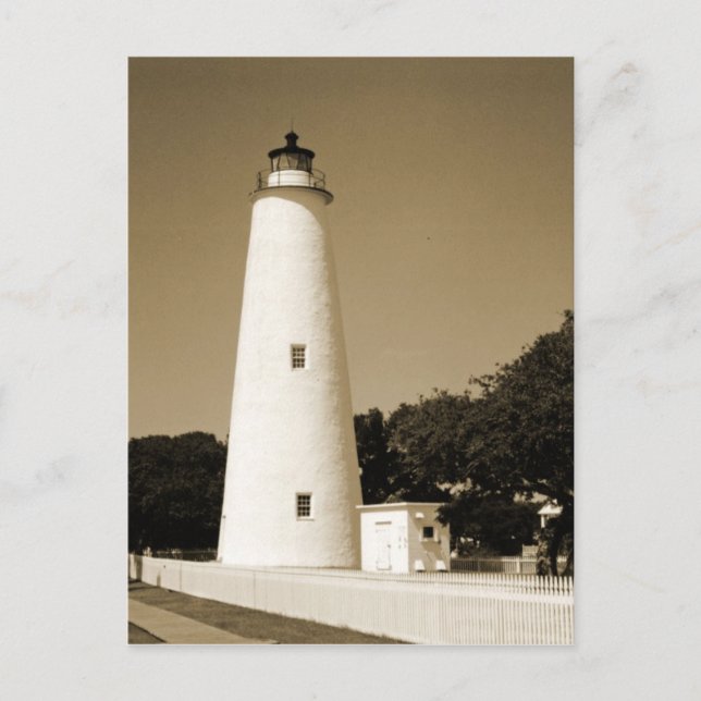 Ocracoke Lighthouse Postcard (Front)