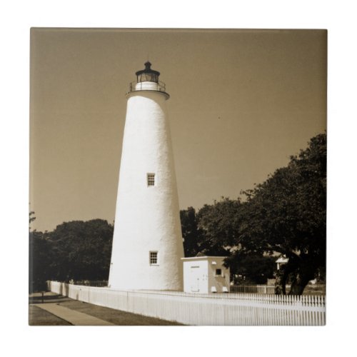 Ocracoke Lighthouse Tile