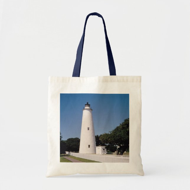 Ocracoke Lighthouse Tote Bag (Front)