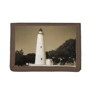 Ocracoke Lighthouse Trifold Wallet
