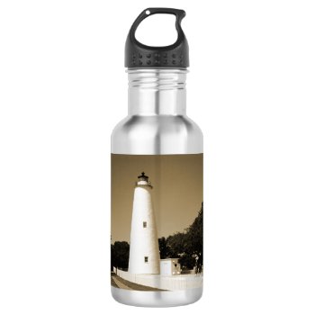 Ocracoke Lighthouse Water Bottle by JTHoward at Zazzle