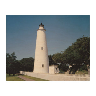 Ocracoke Lighthouse Wood Wall Decor