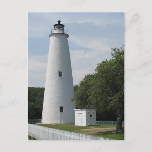 Ocracoke North Carolina Lighthouse Postcard