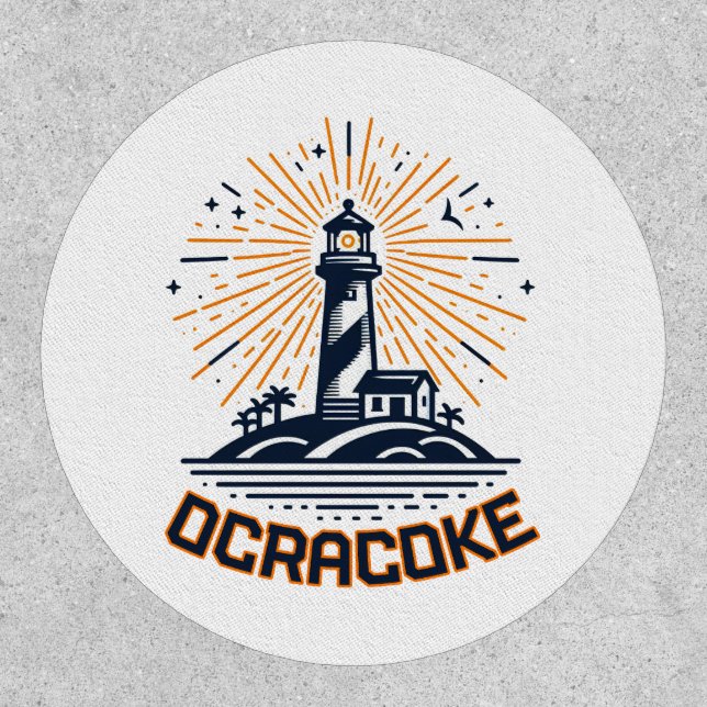 Ocracoke North Carolina Lighthouse Sunrise Patch (Front)