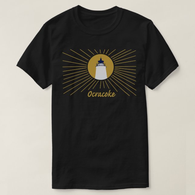 Ocracoke Sun Rays T-Shirt (Design Front)