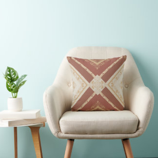 Ocrélia – Warm Earth Tones Grounding Decorative Throw Pillow