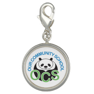 OCS Logo Silver Charms