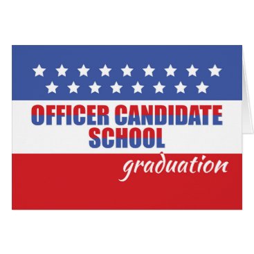 OCS, Officer Candidate School Graduation Congrats Card OCS, Officer Candidate School Graduation Congrats Card