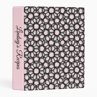 Octagon Lace Pink Mini Binder