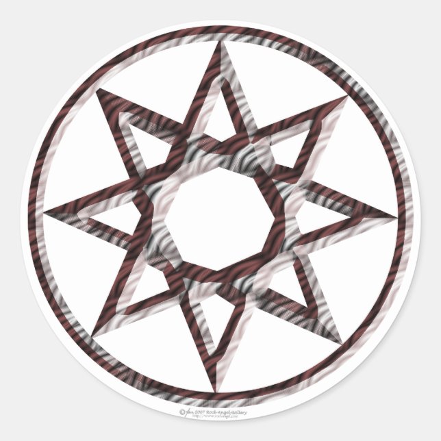 Octagram Stickers (Front)