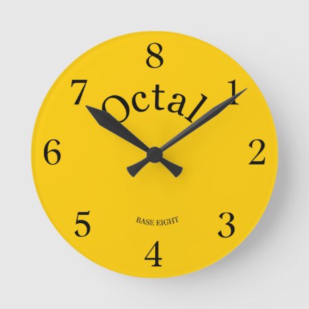 Octal Clock Live Your Life In Base 8