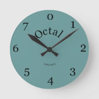 Octal clock live your life in base 8