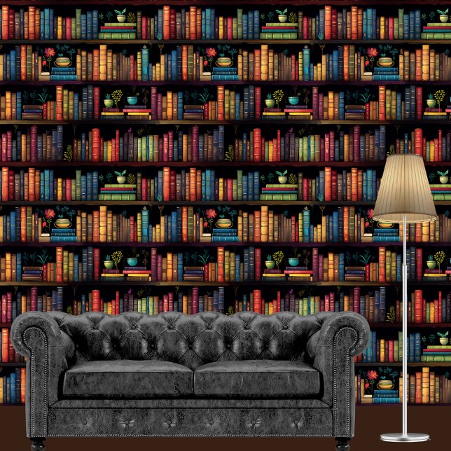 Octavian Hall Library Bookcase Wallpaper (Creator Uploaded)