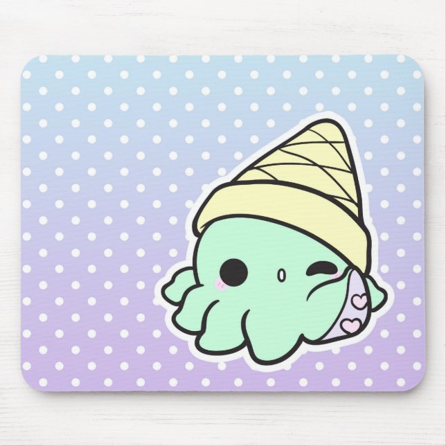 Octi-Cream Mouse Pad (Front)