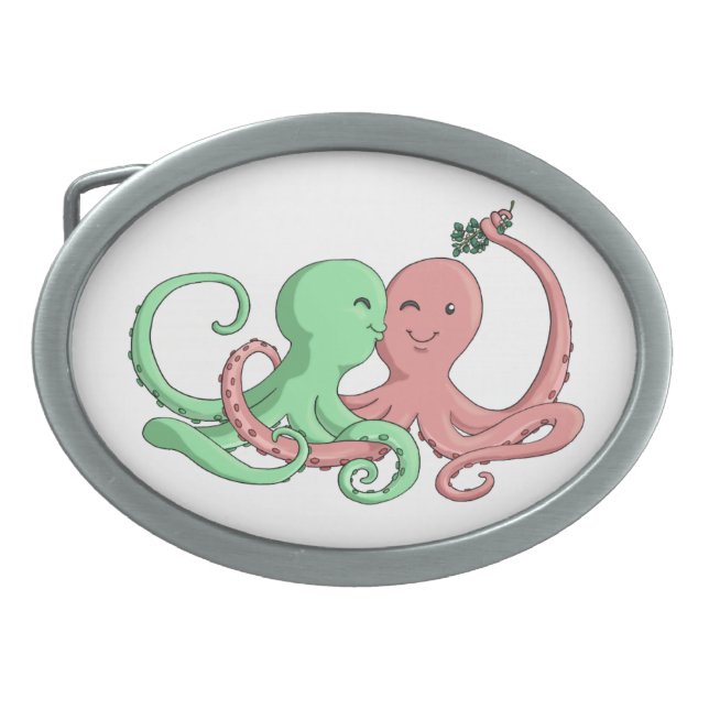 Octi Mistletoe Belt Buckle (Front)