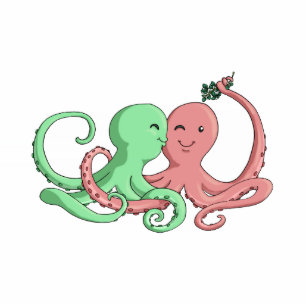 Octi Mistletoe Cutout