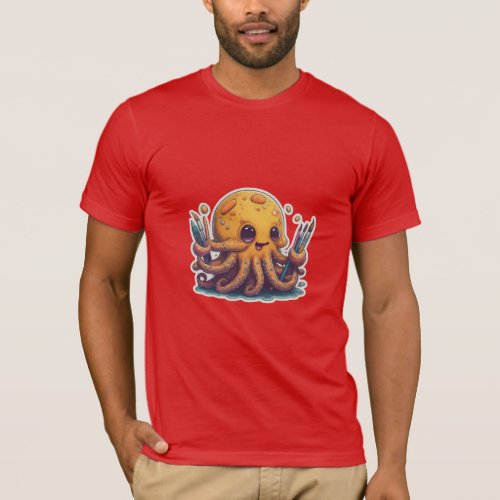 Octo_Art Express Your Creativity with Whimsical T T_Shirt