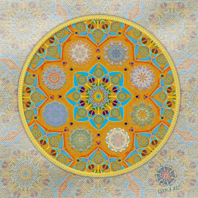 Octo brightener arabesque Moorish tangerine style  Patch (Creator Uploaded)