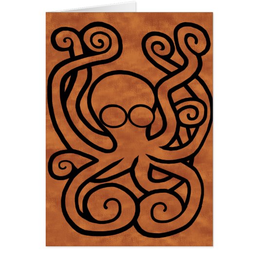 Octo-Doodle-Pus Brown Cards (Front)
