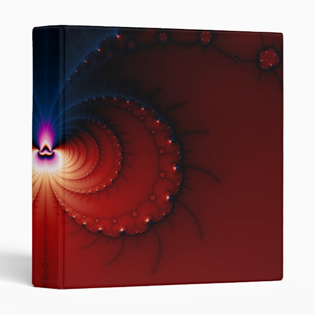 Octo - Fractal 3 Ring Binder (Front/Spine)