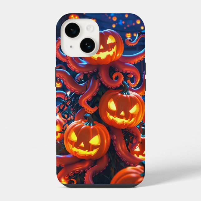 Octo Pumpkin Iphone Case (Back)
