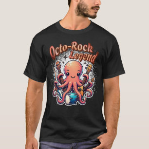Octo-Rock Legend Octopus  T-Shirt